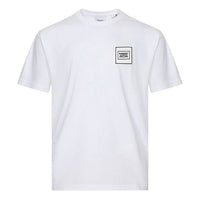 Men's Burberry Logo Cotton Short Sleeve White 80289451