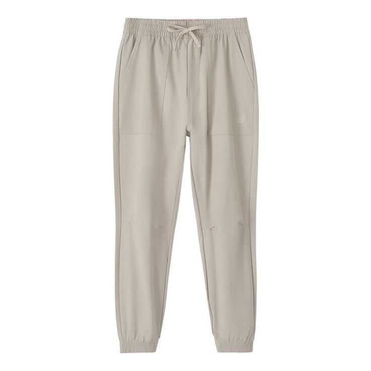 New Balance Essentials Stacked Sweatpants Asia Sizing 'Beige' AMP31317-SEN
