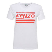 KENZO Alphabet logo Short Sleeve White 2TS739990-01
