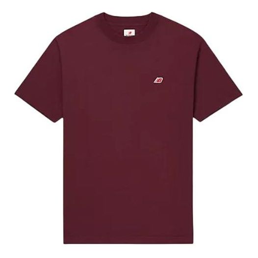 New Balance MADE in USA Core T-Shirt Asia Sizing 'Burgundy' MT21543-NBY