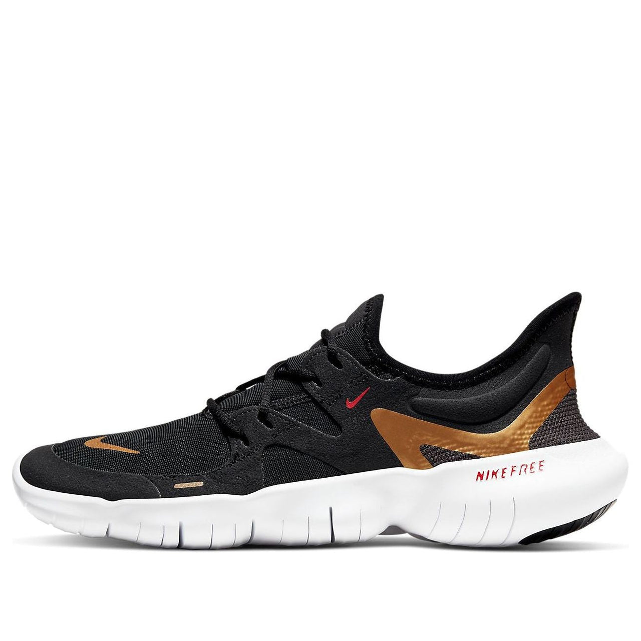 (WMNS) Nike Free RN 5.0 'Black Metallic Gold' AQ1316-008