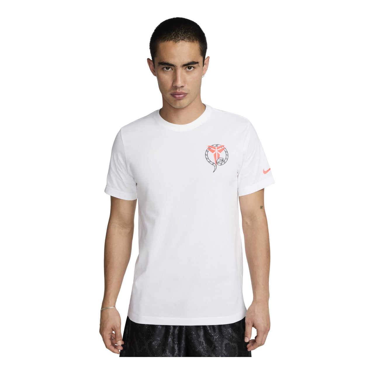 Nike Dri-FIT Kobe Stockings T-shirt Asia Sizing 'White' HV5151-100