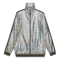 Gucci GG Laminated Nylon Blazer For Men Silver 546898-XJADL-1092