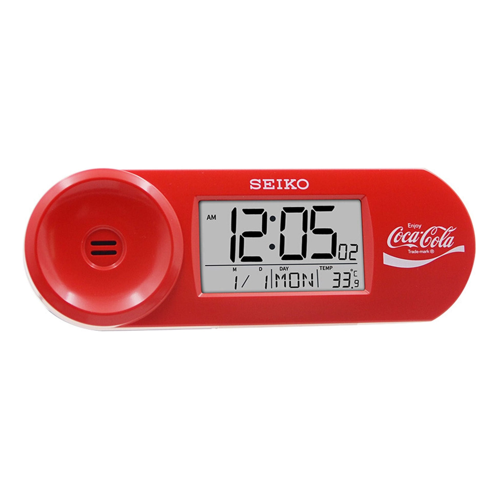SEIKO x Coca Cola Electronic Clock Red QHL902R