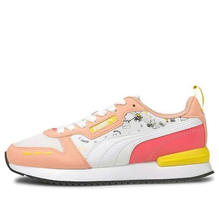 (GS) PUMA Peanuts x R78 'Snoopy, Woodstock and Charlie Brown - Apricot Blush' 375742-02