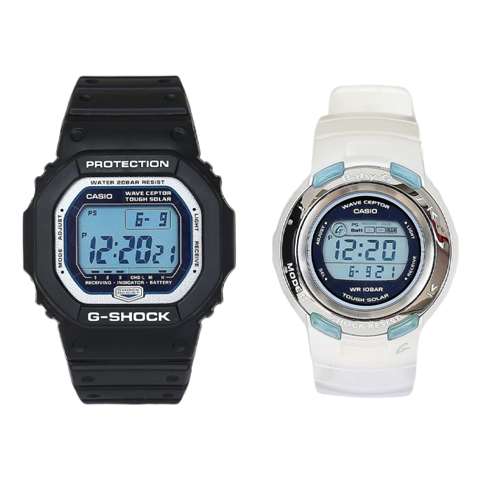 CASIO G-Shock Digital 'Black White' LOV-05A-1