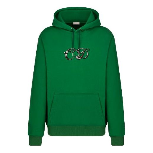 Men's DIOR x KENNY FW21 Crossover Loose Green 193J688A0531-C679