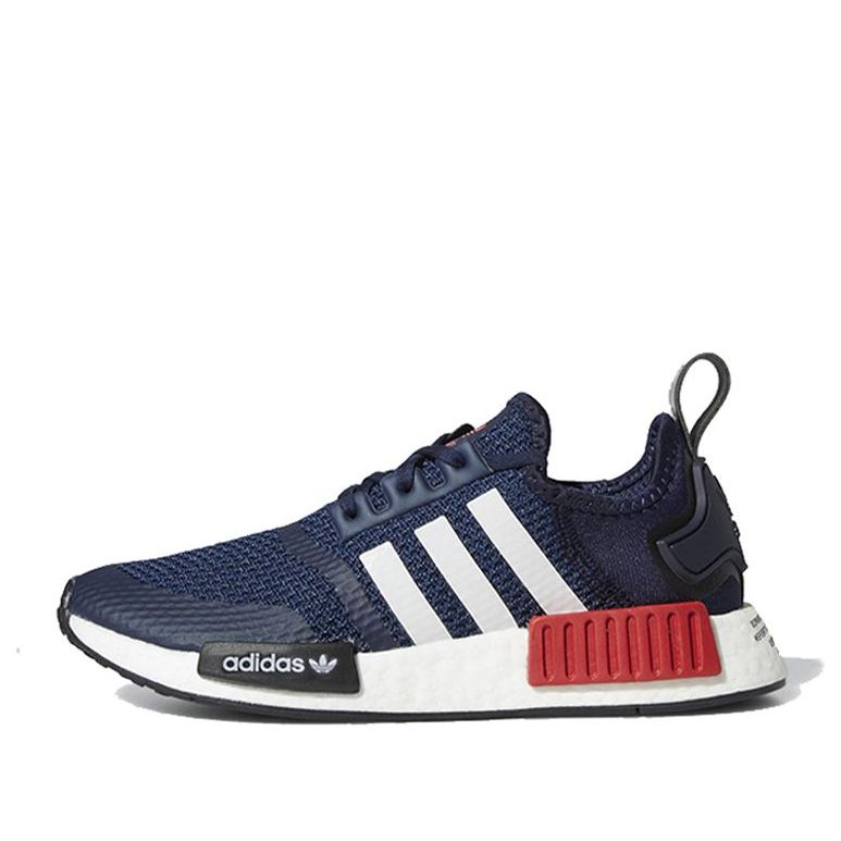 (GS) adidas NMD_R1 J 'Collegiate Navy Scarlet' FV1693