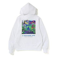 BAPE NETWORK WIDE PULLOVER white BAPE-SS19-7