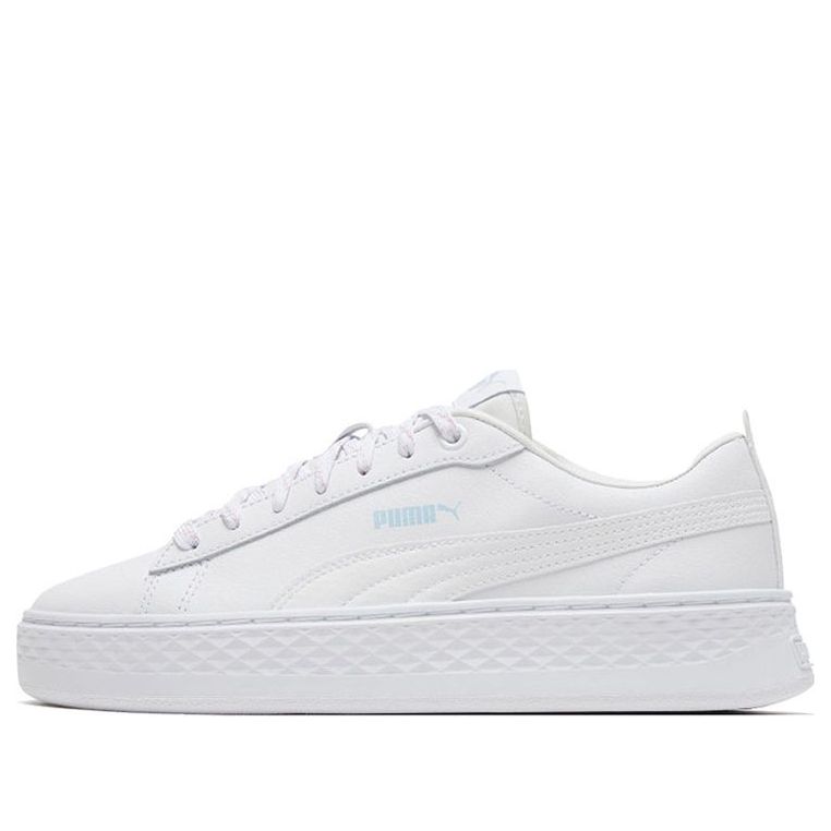 (WMNS) PUMA Smash Platform Q4 Polka 'White' 369833-01