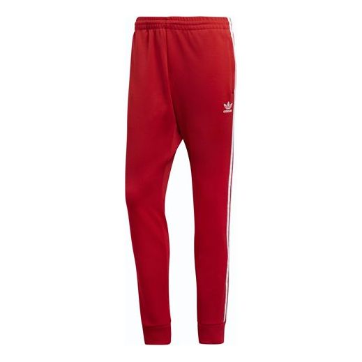 Men's adidas originals Sst Tp Red Sports Pants/Trousers/Joggers DH5837