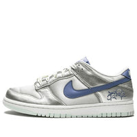 (GS) Nike Dunk Low 'Metallic Silver Floral' 309601-042