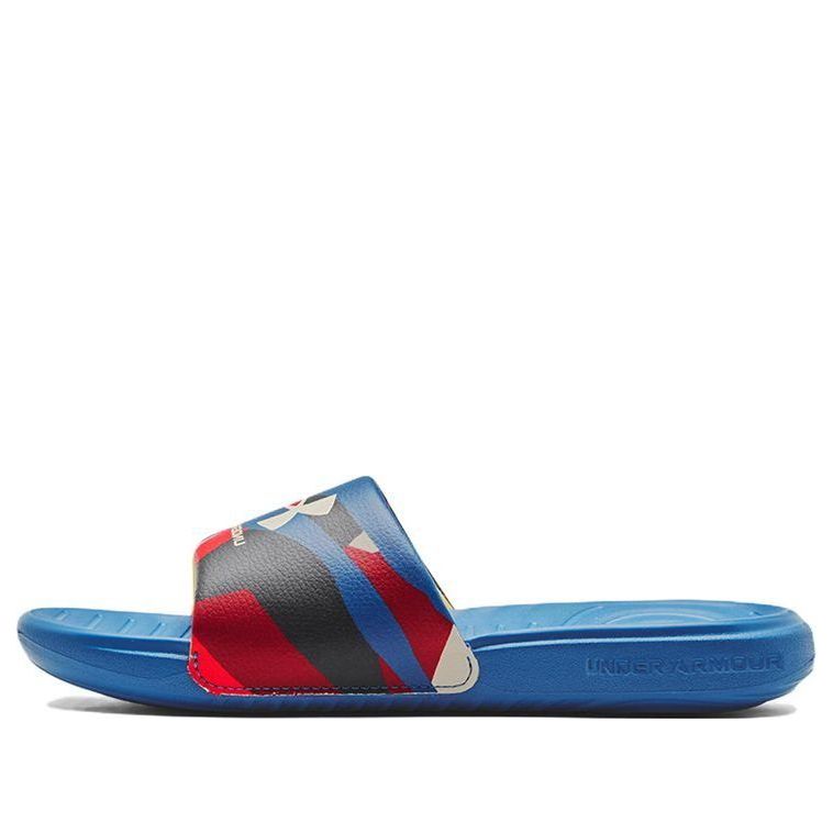 (WMNS) Under Armour Ansa Graphic Slide 'Victory Blue Beta' 3024436-401