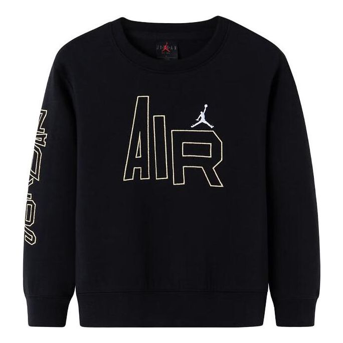 (PS) Air Jordan Air Logo Sweaters 'Black' JD2342071PS-002