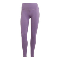 (WMNS) adidas Aeroready Cropped Leggings 'Purple' IJ9361