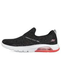 (WMNS) Skechers Go Walk Air Sneakers Black/White/Red 16097-BKHP