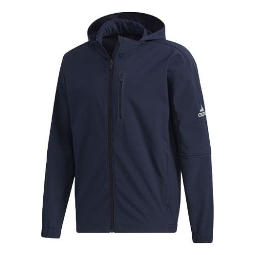 adidas Training Sports Hooded Jacket Navy Blue GE0425