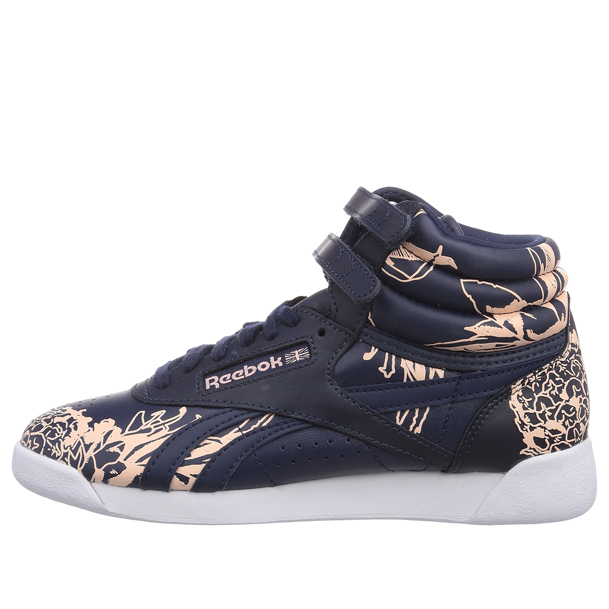(WMNS) Reebok Freestyle Graphics Hi 'Blue Pink' M45603