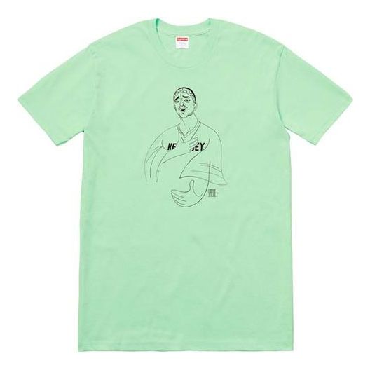 Supreme SS18 Prodigy Tee Mint Character Comics Short Sleeve Unisex Mint Green T-Shirt SUP-SS18-0267