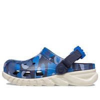 (GS) Crocs Duet Max 2 Camo Redux Clogs 'Navy Stucco' 209120-46K