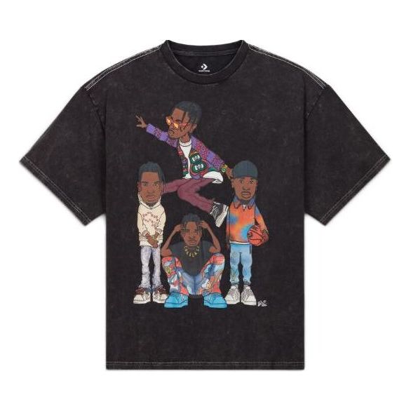 Converse Shai Gilgeous-Alexander Player T-Shirt Asia Sizing 'Black' 10024969-A01