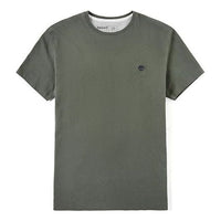 Men's Timberland Round Neck Outdoor Short Sleeve Green A1MH6A58