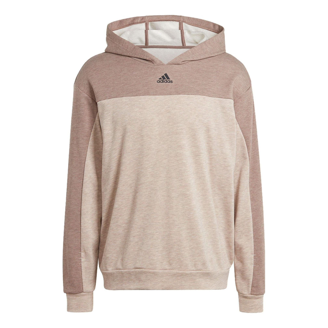 adidas Logo Mlange Hoodie 'Beige Brown' IJ6631