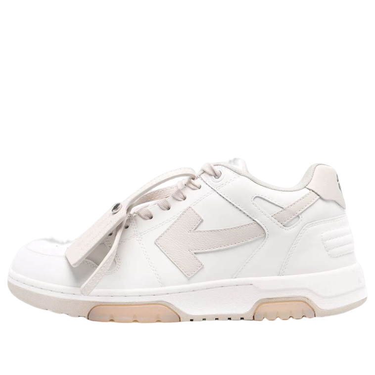 Off-White Out Of Office Low-Top Sneakers 'White Beige' OMIA189C99LEA0010161