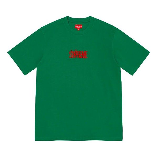 Supreme SS21 Week4 Splatter S Top LogoT SUP-SS21-529-GRN