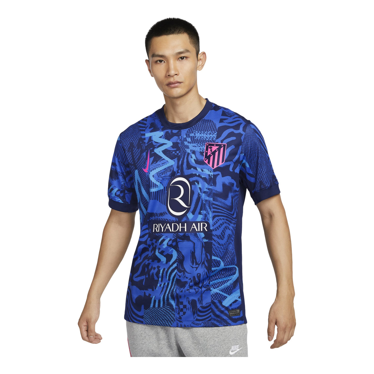 Nike Dri-FIT Atletico Madrid 2024/25 Stadium Third Football Replica Jesrey 'Blue Pink' FQ2021-493