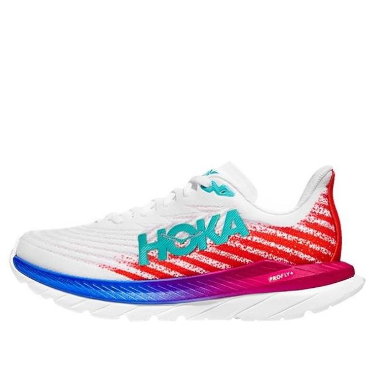 (WMNS) HOKA ONE ONE Mach 5 'White Flame' 1127894-WFM