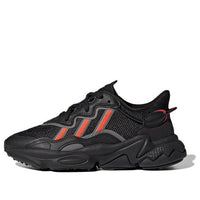 (GS) adidas originals Ozweego 'Black Solar Red' GV8888