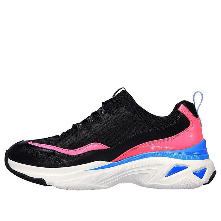 (WMNS) Skechers Energy Racer Low-Top Running Shoes Pink/Black/Blue 149374-BBLP