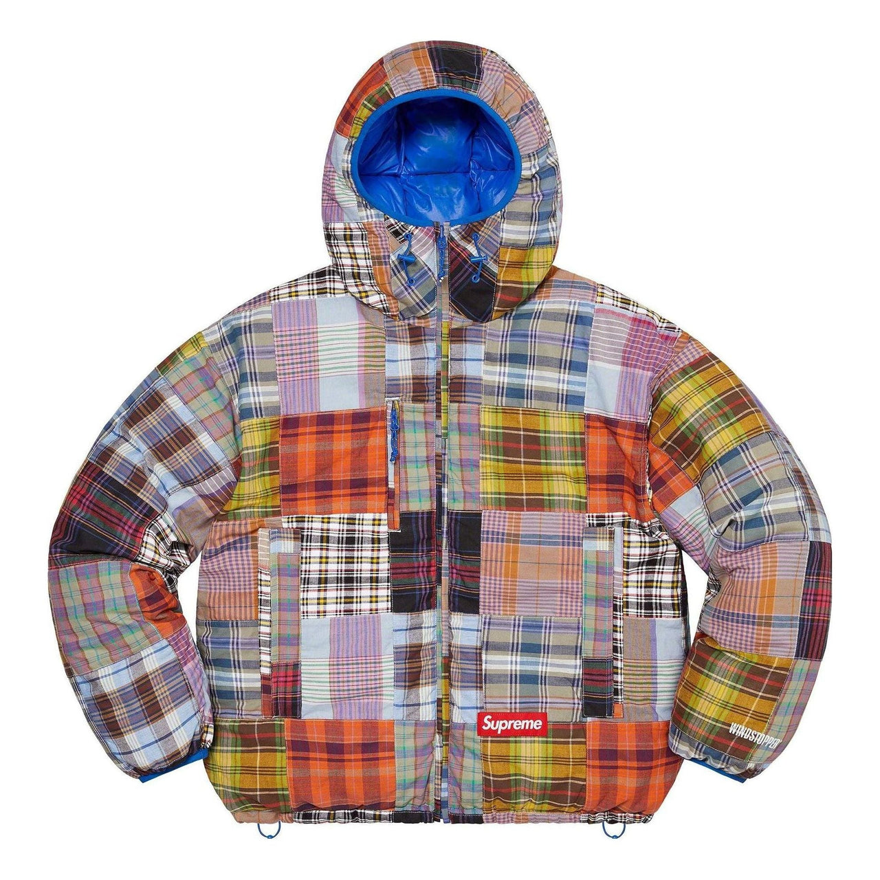Supreme Madras Reversible Windstopper Puffer Jacket 'Multi-Color' SUP-SS23-010