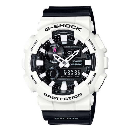 CASIO G-Shock Analog-Digital 'White Black' GAX-100B-7A_LIVE