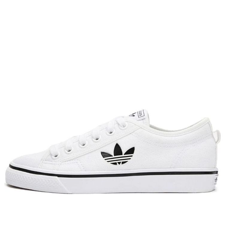 (WMNS) adidas Nizza Trefoil 'White Black' FX9270