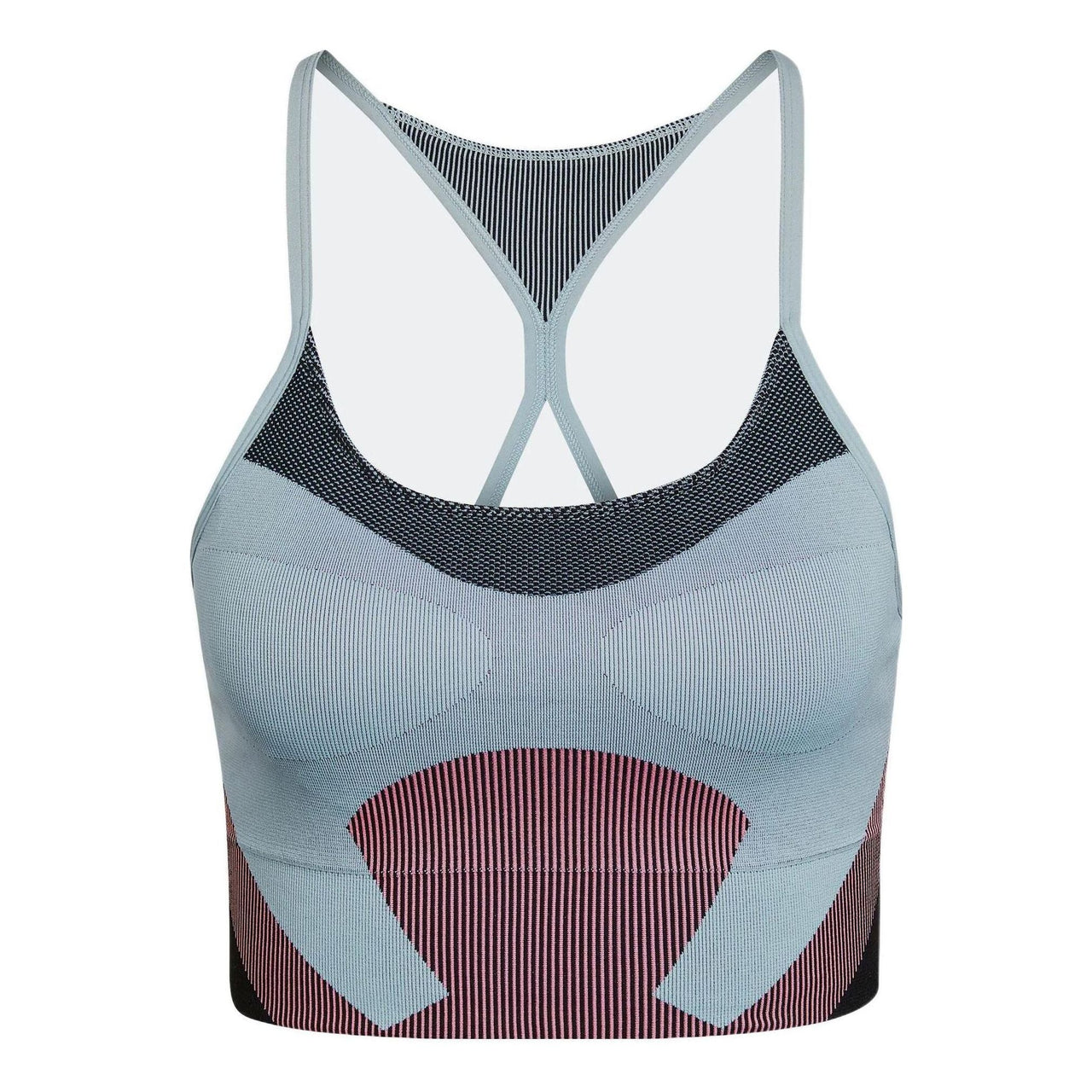 (WMNS) adidas by Stella McCartney TrueStrength Yoga Knit Light Support Bra Asia Sizing 'Teal' HG8784
