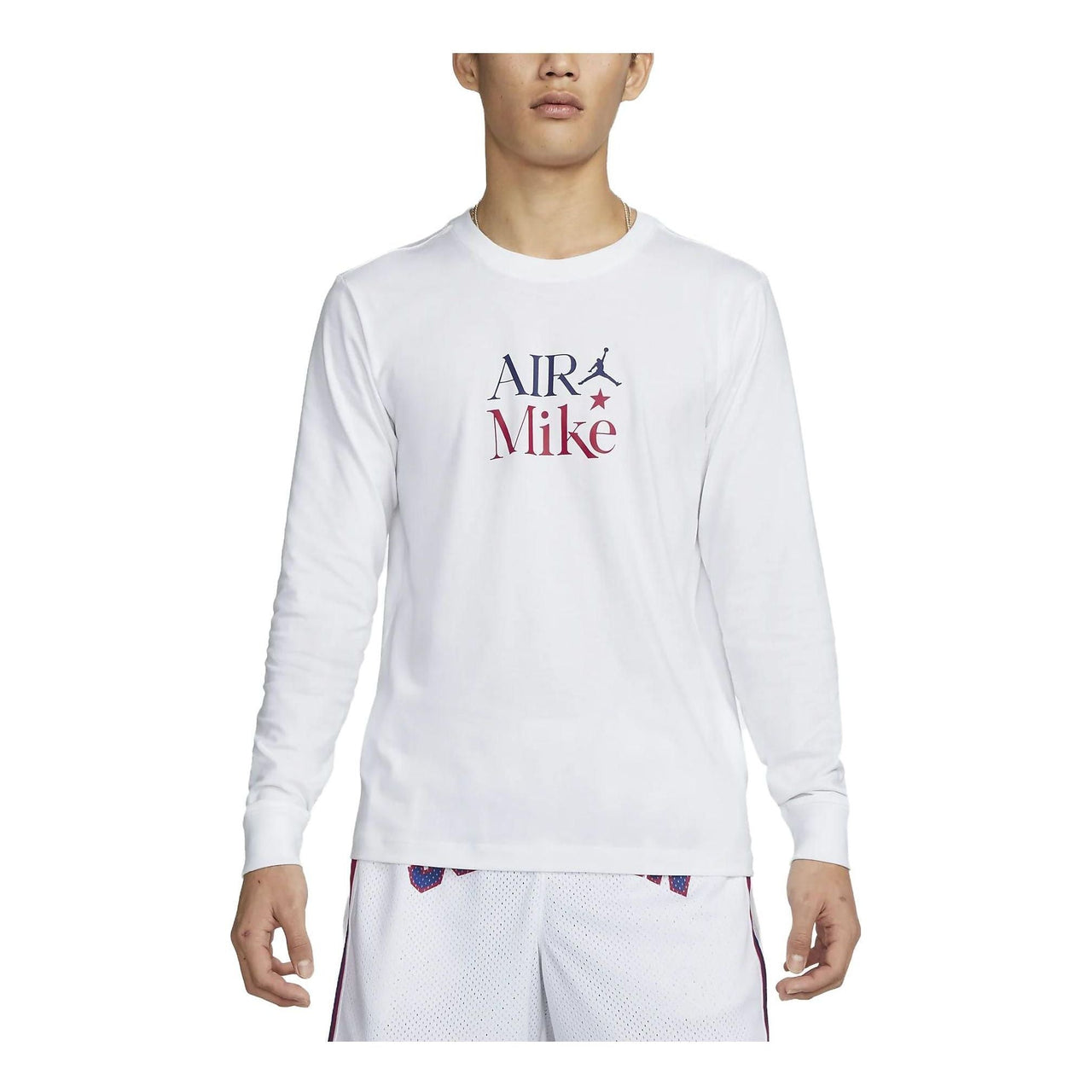 Air Jordan Sports DNA Graphic Long Sleeve T-Shirt Asia Sizing 'White' DH8977-100