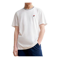 FILA Alphabet Collar Short Sleeve White F11M028172F-WT