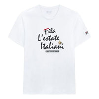 FILA Alphabet Printing Short Sleeve White F61M028117F-WT