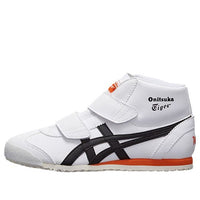(PS) Onitsuka Tiger Mexico Mid Runnner 'Black White Orange' 1184A031-100