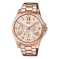 CASIO SHEEN Series Design Business SHE-3806PG-9A Rose Gold Analog SHE-3806PG-9AQ