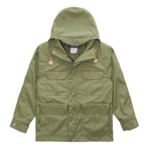 Men's THE NORTH FACE PURPLE LABEL Mountain Interchange Jacket Green NP2854N-LK