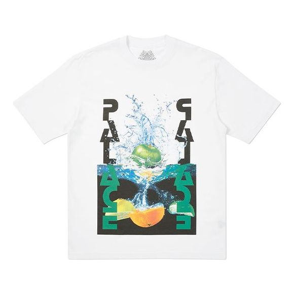 PALACE Furi Round Neck Short Sleeve Unisex White P19TS036