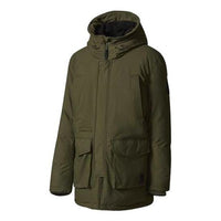 adidas originals Thicken Stay Warm hooded down Jacket Green BQ5265