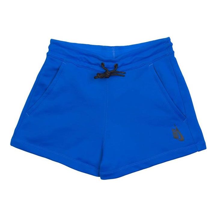 (WMNS) Nike Lab Collection Casual Lacing Knit Sports Shorts Blue 923851-439