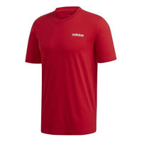 adidas E pin tee Sports Stylish Round Neck Short Sleeve Red FM6214