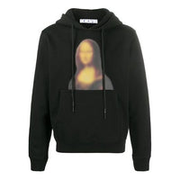 Off-White Mona Lisa Printing Hooded Pullover Men Black OMBB034F20FLE0101010