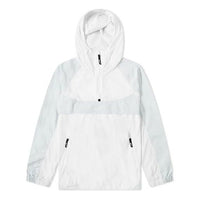 Nike Re-issue Men's Woven Popover 1/2 Zip Hooded Jacket Grey/White BV5385-100