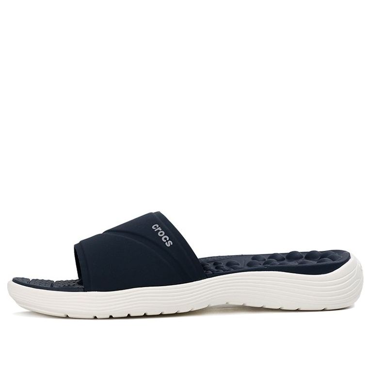 (WMNS) Crocs Reviva Lightweight Cozy Flat Casual Deep Blue Slippers 205474-462